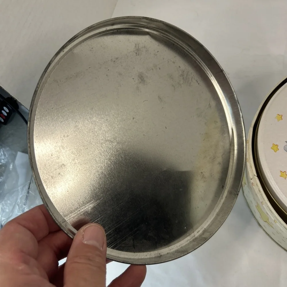 Enesco Precious Moments Nested We Saw A Star Tin Set Read